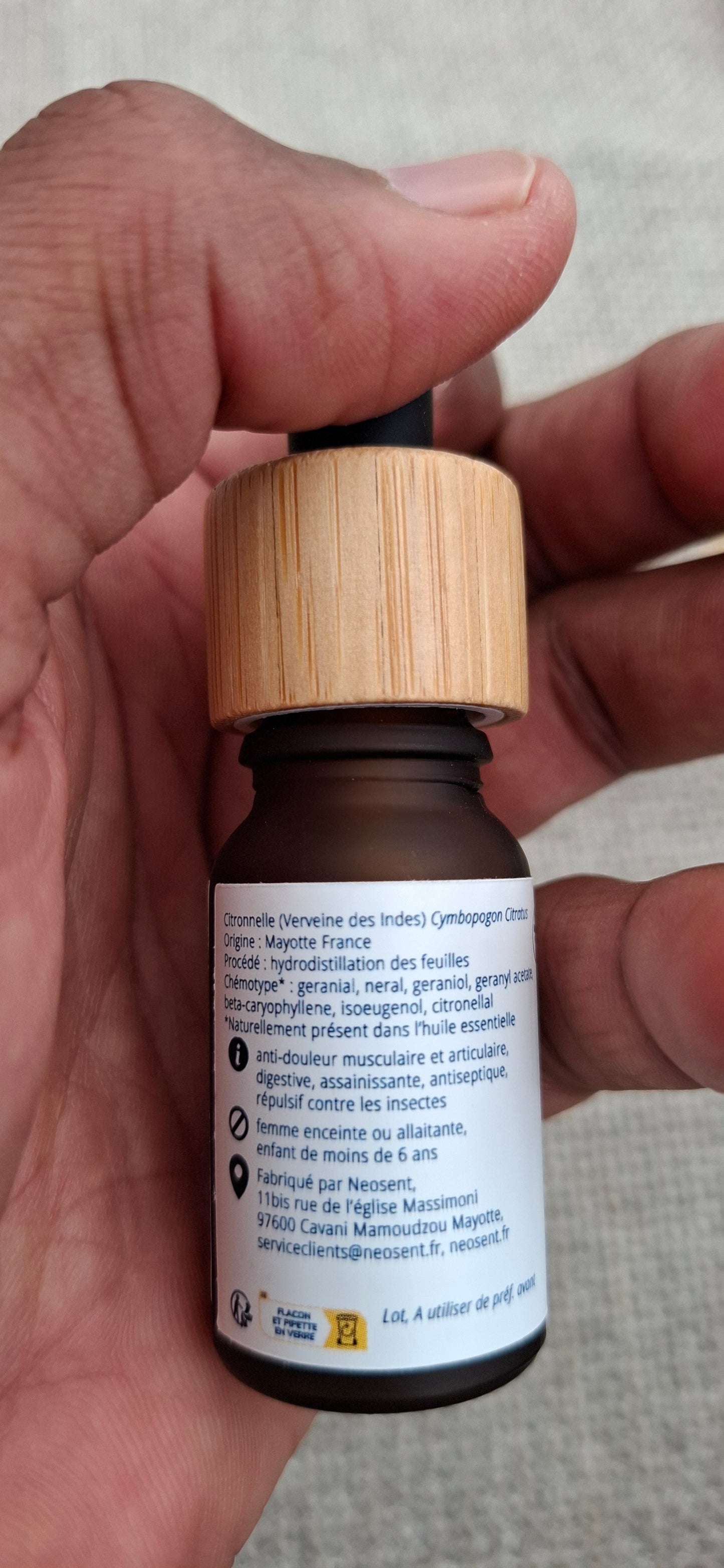 Huile essentielle de Citronnelle | Mayotte | L’Authentique Mahoraise®